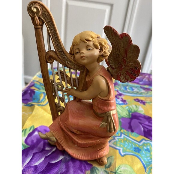 Lot Of 3 Vintage Angel Figurines Fontanini Depose Italy 161 366 362 - Picture 4 of 12